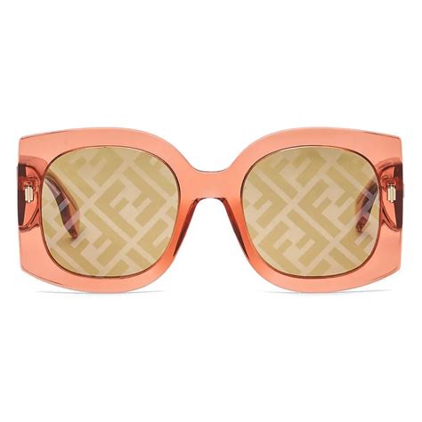 fendi runway orange|Fendi runway sunglasses.